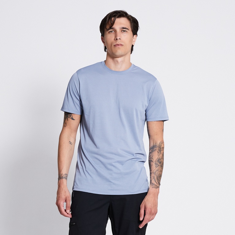 Lightweight tee "Od" Dusty Blue